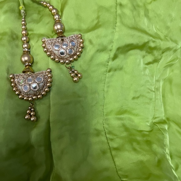 Indian plazo suit with earrings - Picture 3 of 8